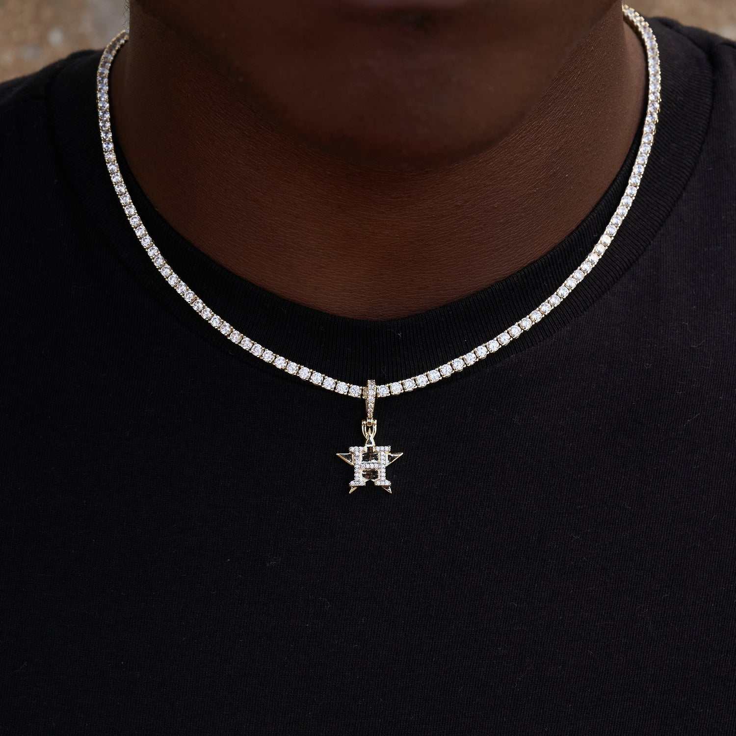 Houston Astros Official MLB Micro Logo Pendant