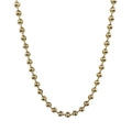 Moon Cut Ball Chain in Yellow Gold Vermeil - 4mm
