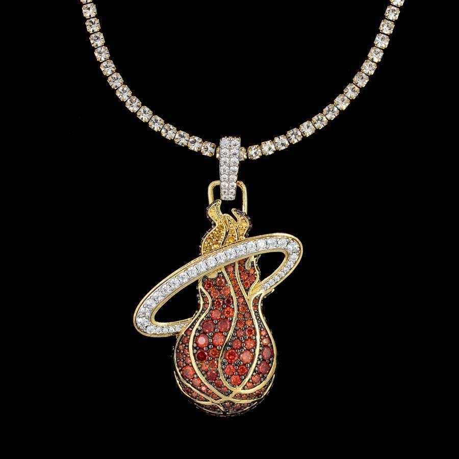 Miami Heat Official NBA Logo Pendant