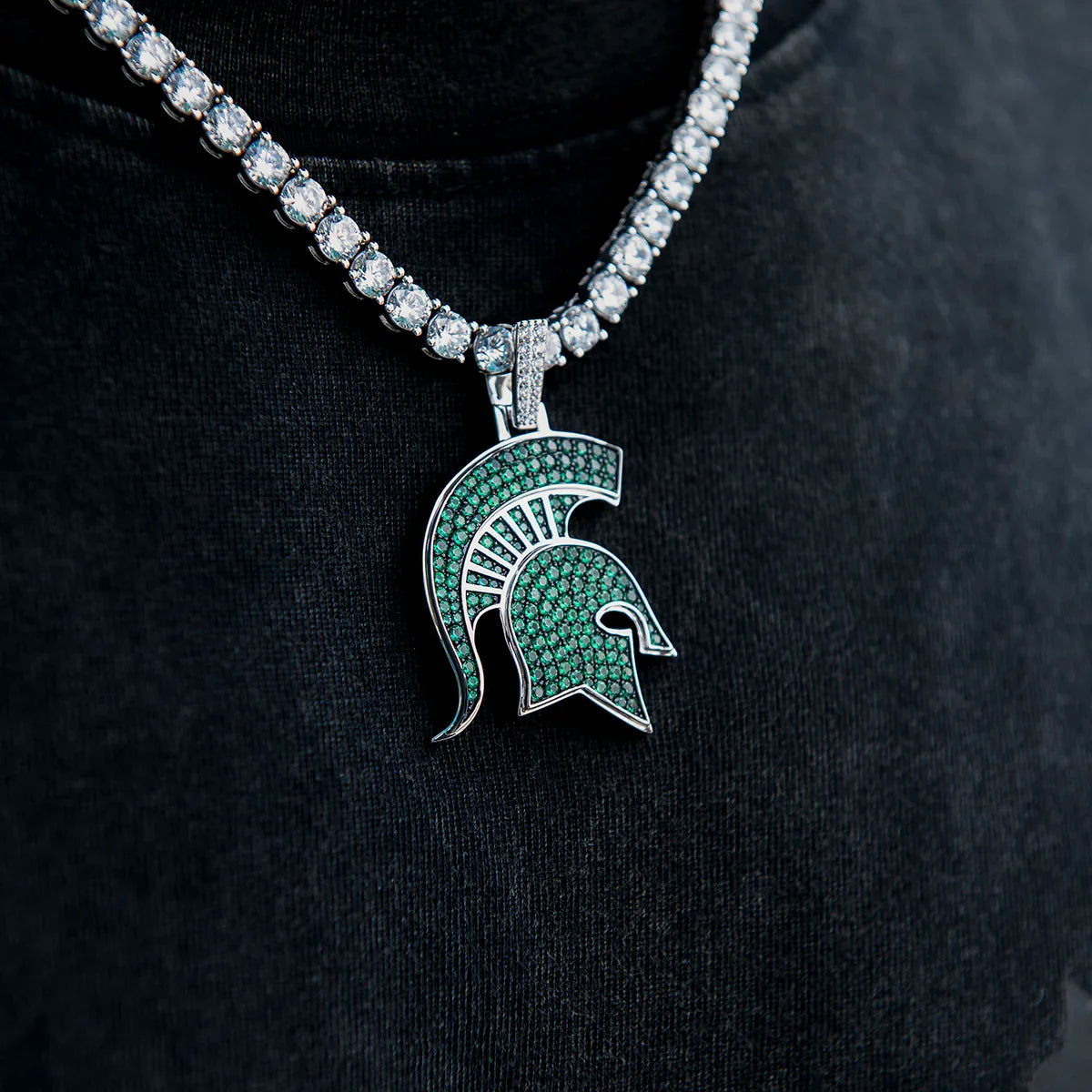 Michigan State University Official NCAA Logo Pendant