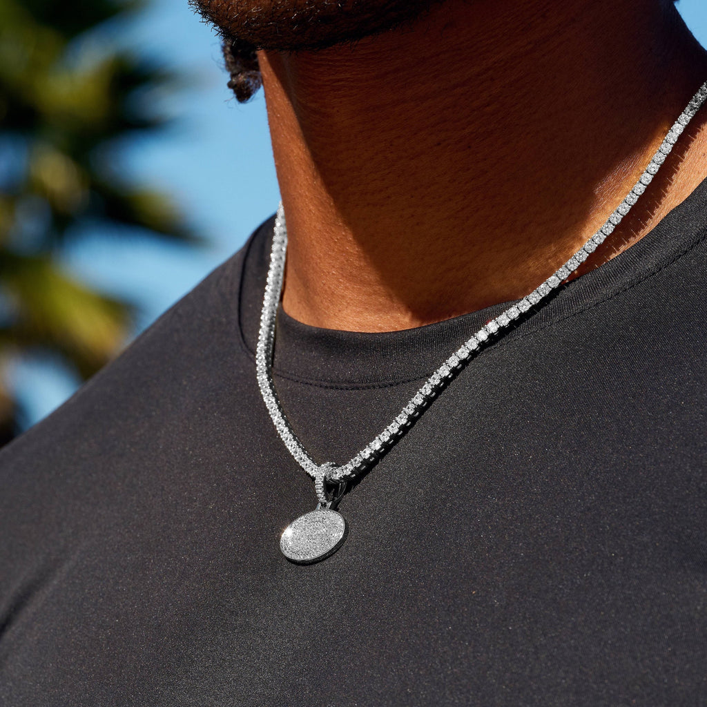 Green Bay Packers Official NFL Micro Logo Pendant in White Gold