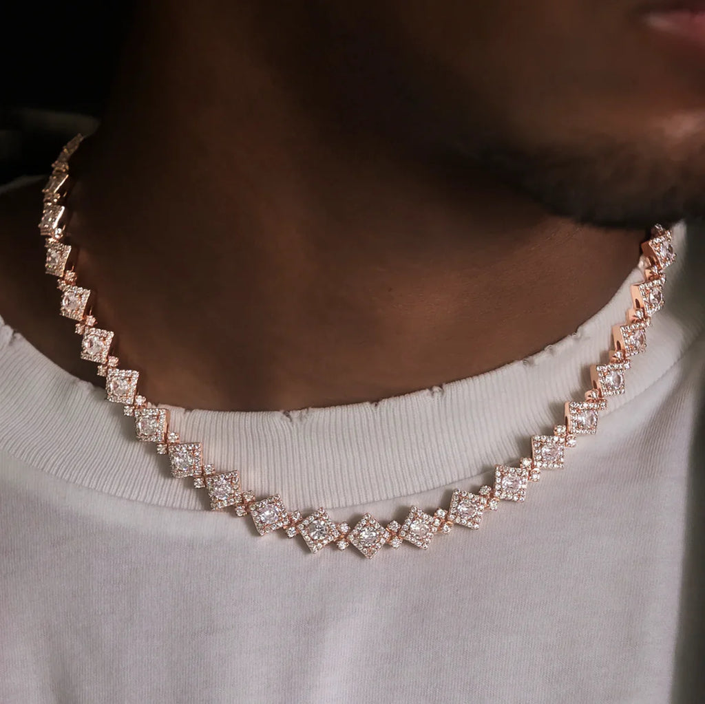 Cloister Link Chain in Rose Gold  - 10mm