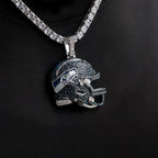 2025 Seattle Seahawks Team Helmet Pendant - White Gold