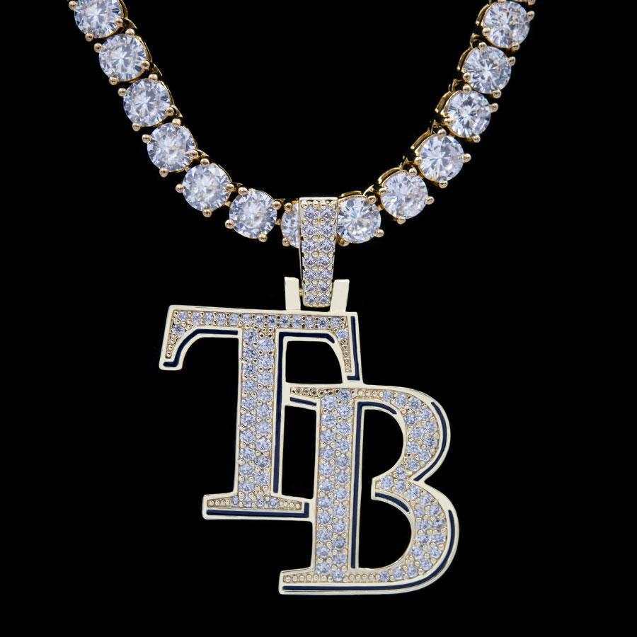 Tampa Bay Rays Official MLB Logo Pendant