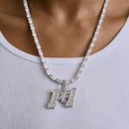 "1of1" Pendant in White Gold