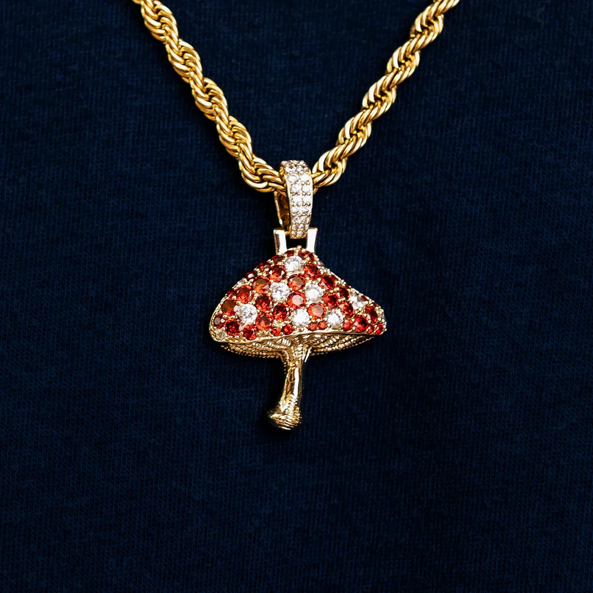 Iced Mushroom Pendant
