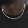Franco Chain in White Gold - 3mm