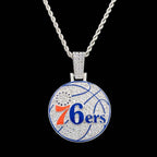 Philadelphia 76ers Official NBA Logo Pendant