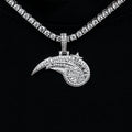 Orlando Magic Official NBA Micro Logo Pendant in White Gold