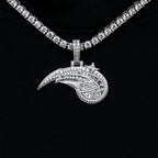 Orlando Magic Official NBA Micro Logo Pendant in White Gold