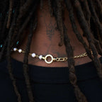 Figaro Link + Pearl Chain