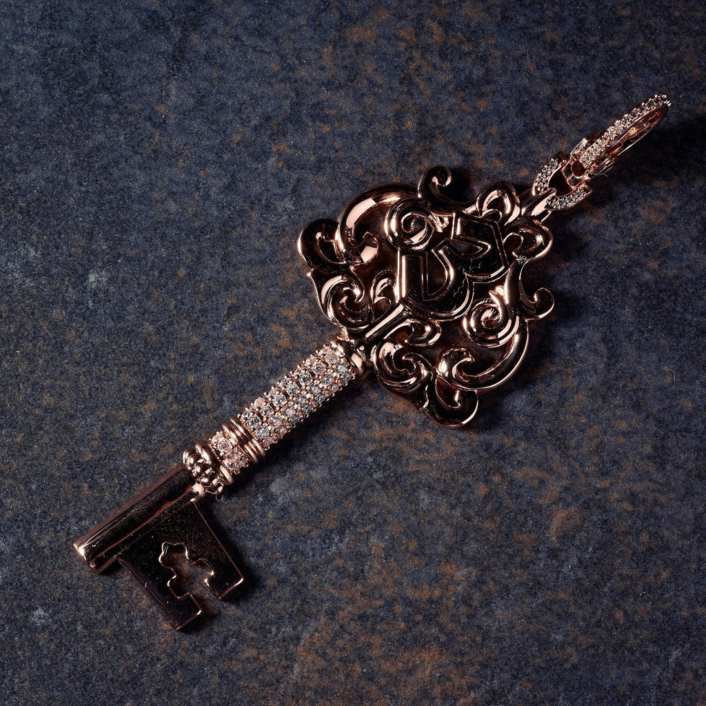 GLD X Bloody Osiris Iced Carabiner + Key Clip On Bundle