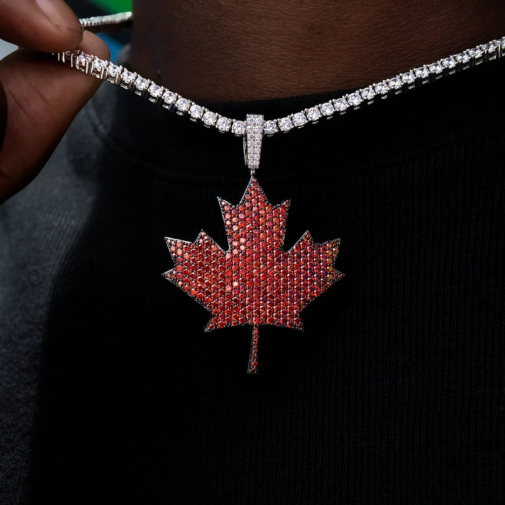 Iced Canada Pendant