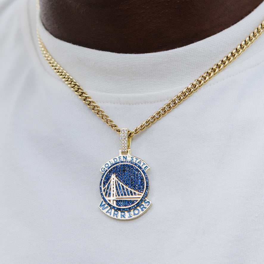 Golden State Warriors Official NBA Logo Pendant