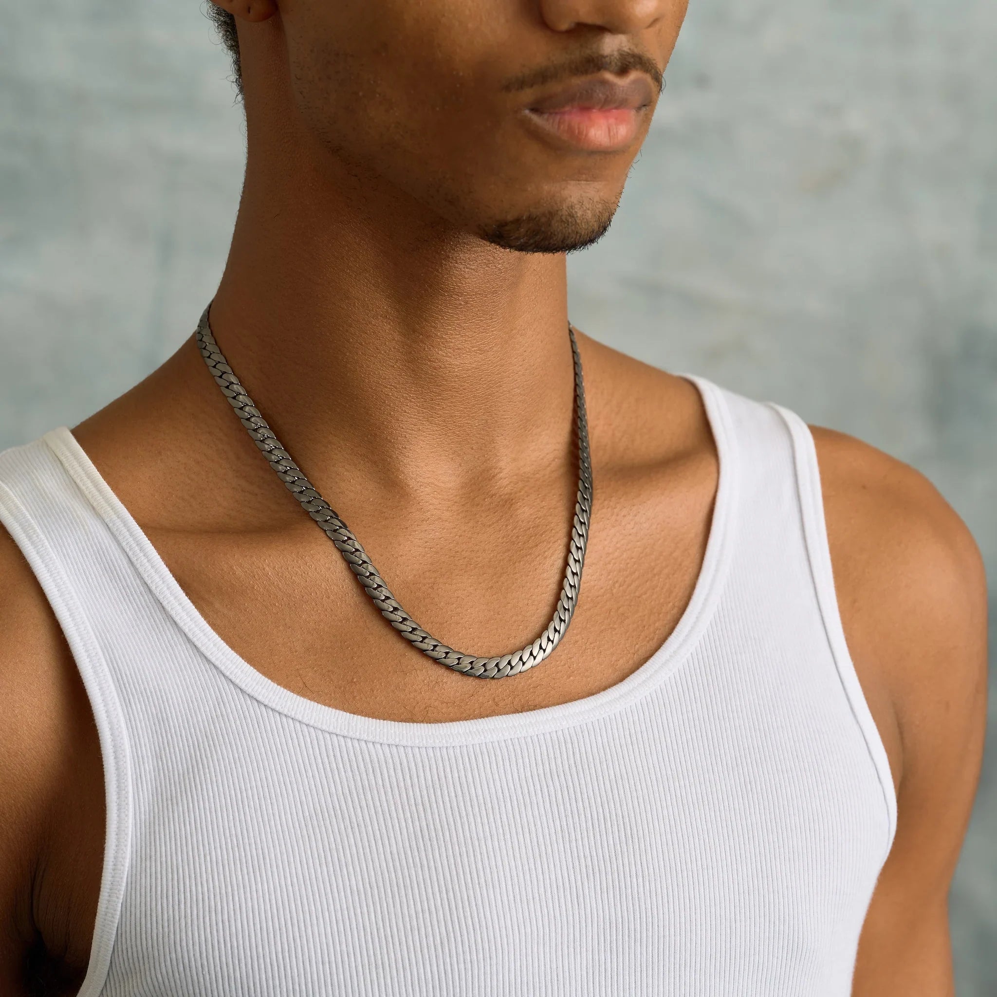 South Beach Cuban Chain in Black - 8mm