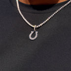 Indianapolis Colts Official NFL Micro Logo Pendant in White Gold