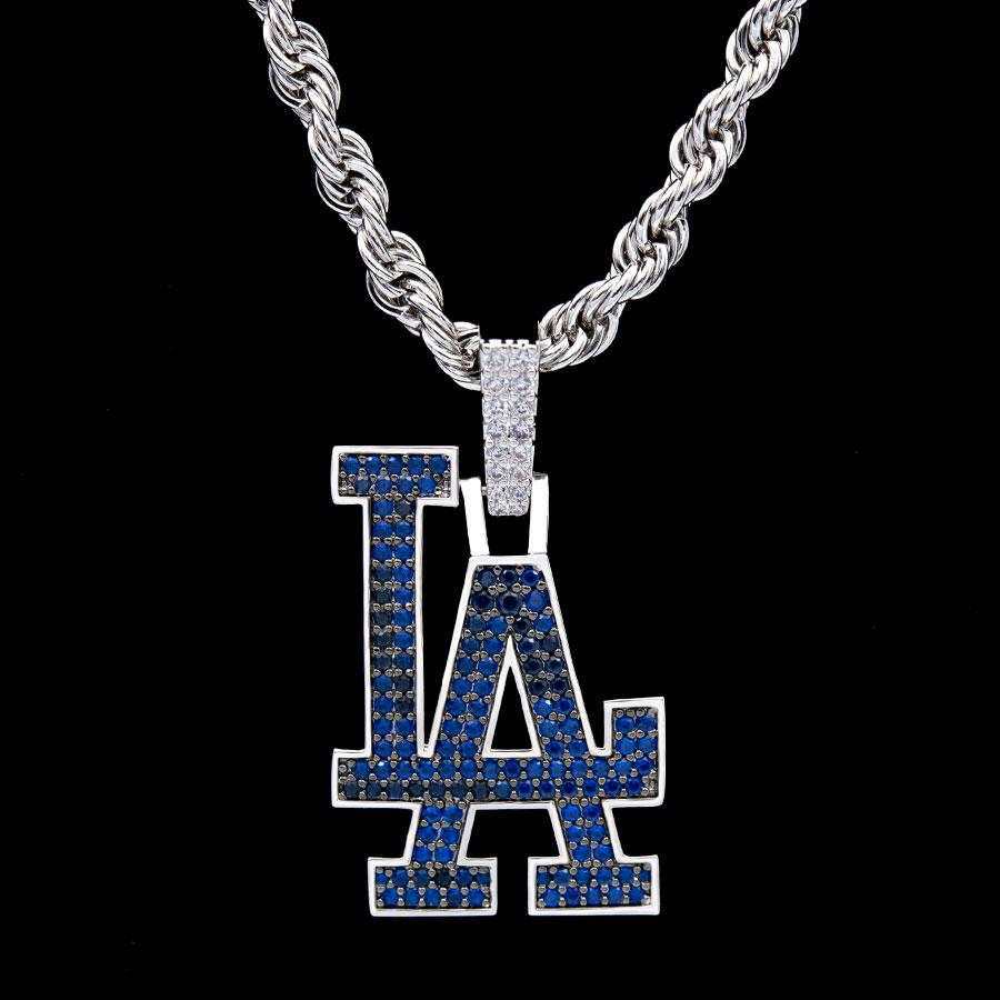 Los Angeles Dodgers 150th Anniversary Official MLB Logo Pendant