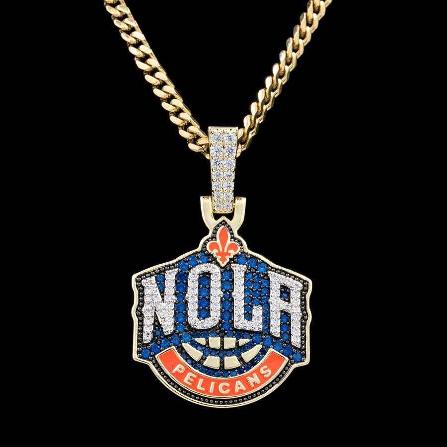New Orleans Pelicans Official NBA Logo Pendant