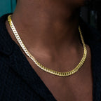 South Beach Cuban™ Chain in Yellow Gold- 8mm