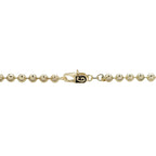 Moon Cut Ball Chain in Yellow Gold Vermeil - 4mm