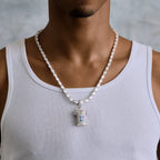 Buffalo Bills Josh Allen Official NFL Jersey #17 Pendant in White Gold