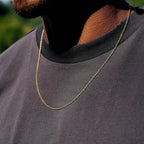 Cable Chain in Yellow Gold - 1.5mm