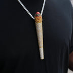 Collectible King Joint Holder Pendant in Yellow Gold