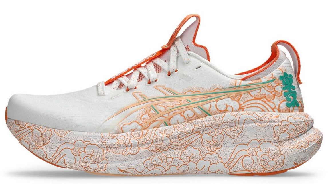 Gel-Nimbus 28 Tokyo White/Apricot Crush
