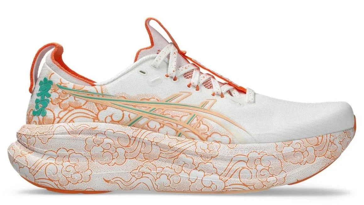 Gel-Nimbus 28 Tokyo White/Apricot Crush