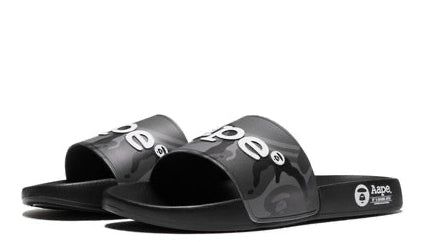 AAPE Black Camo Slides