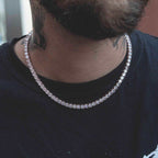 Diamond Tennis Chain in Rose Gold- 5mm
