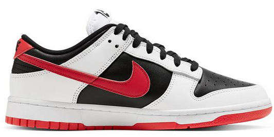 Dunk Low White Black Red