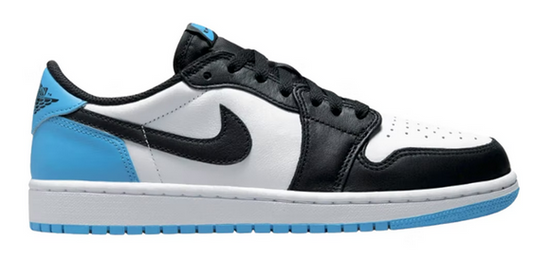 1 Retro Low OG Black Dark Powder Blue