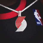 Portland Trail Blazers Official NBA Logo Pendant