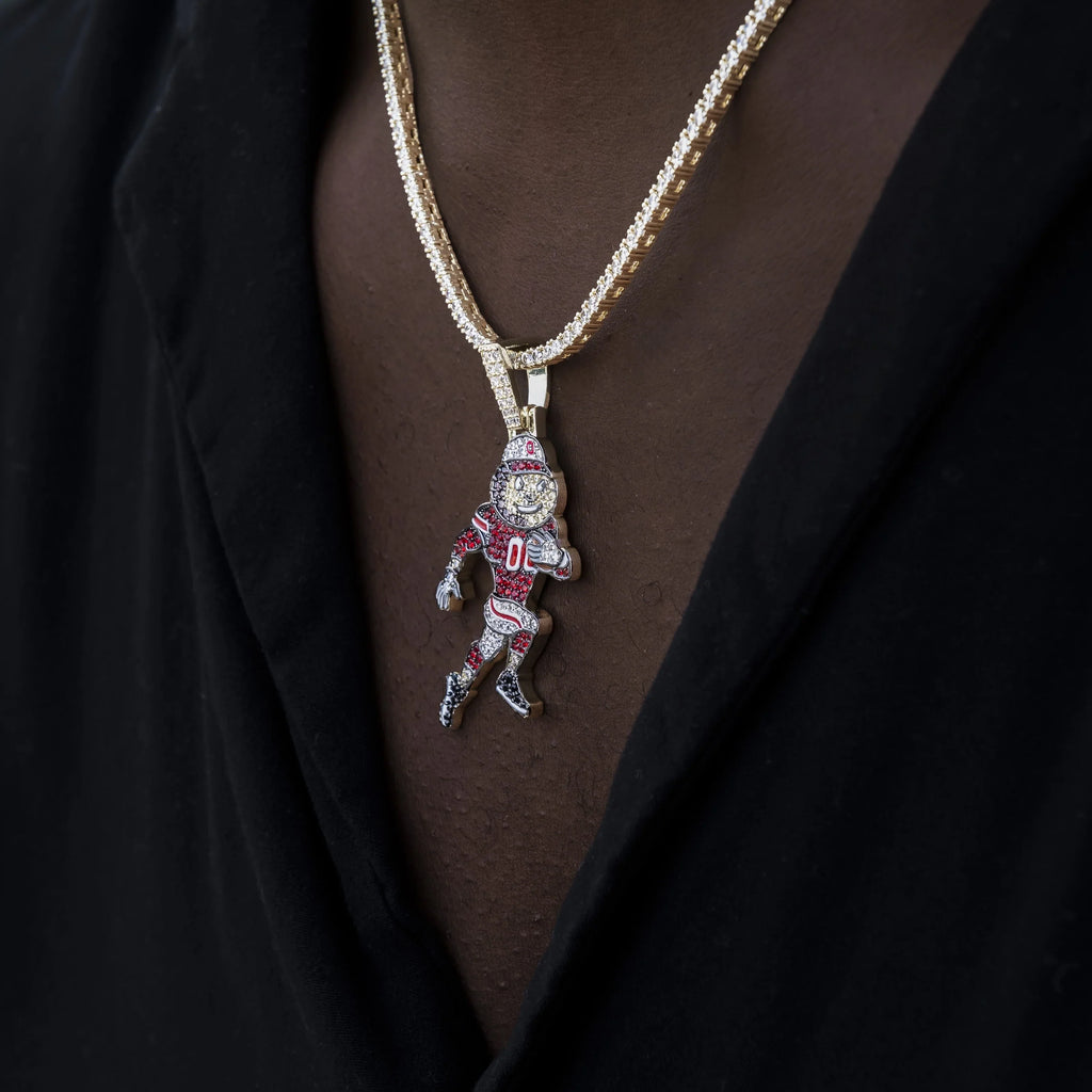 Ohio State Brutus Official NCAA Mascot Pendant