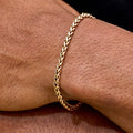 Palm Chain Bracelet in Rose Gold - 4mm