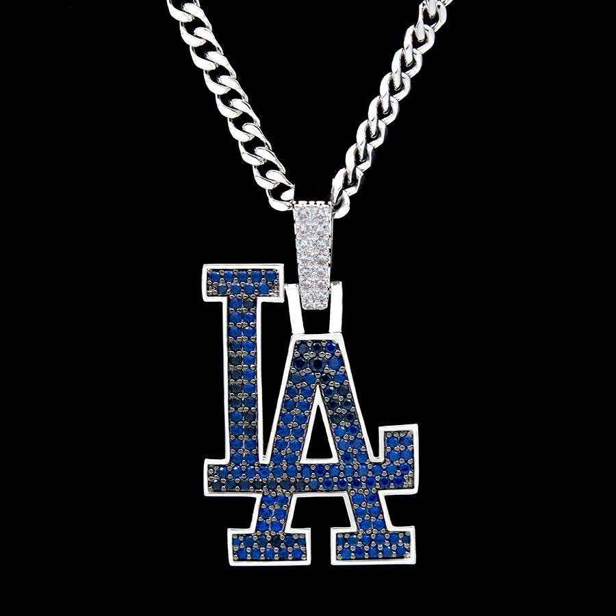 Los Angeles Dodgers 150th Anniversary Official MLB Logo Pendant
