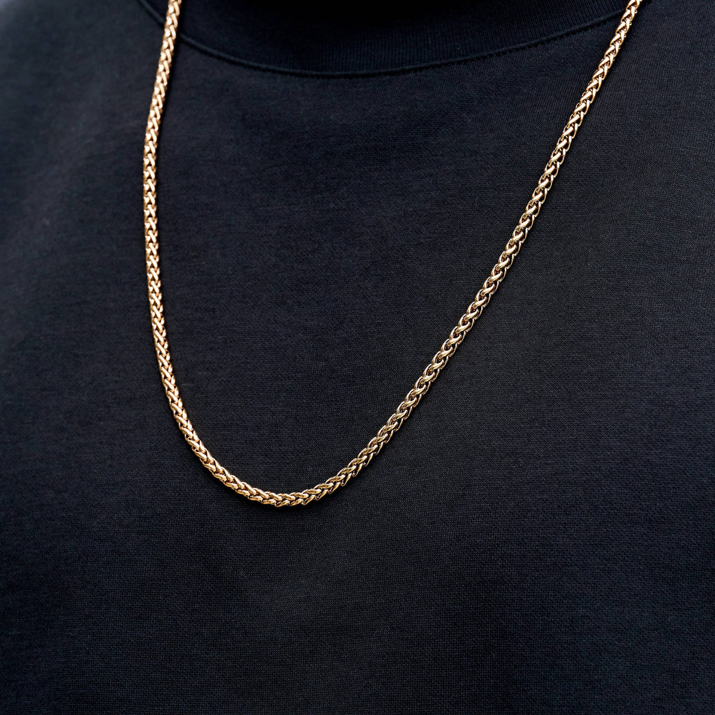 Palm Chain in Rose Gold - 4mm