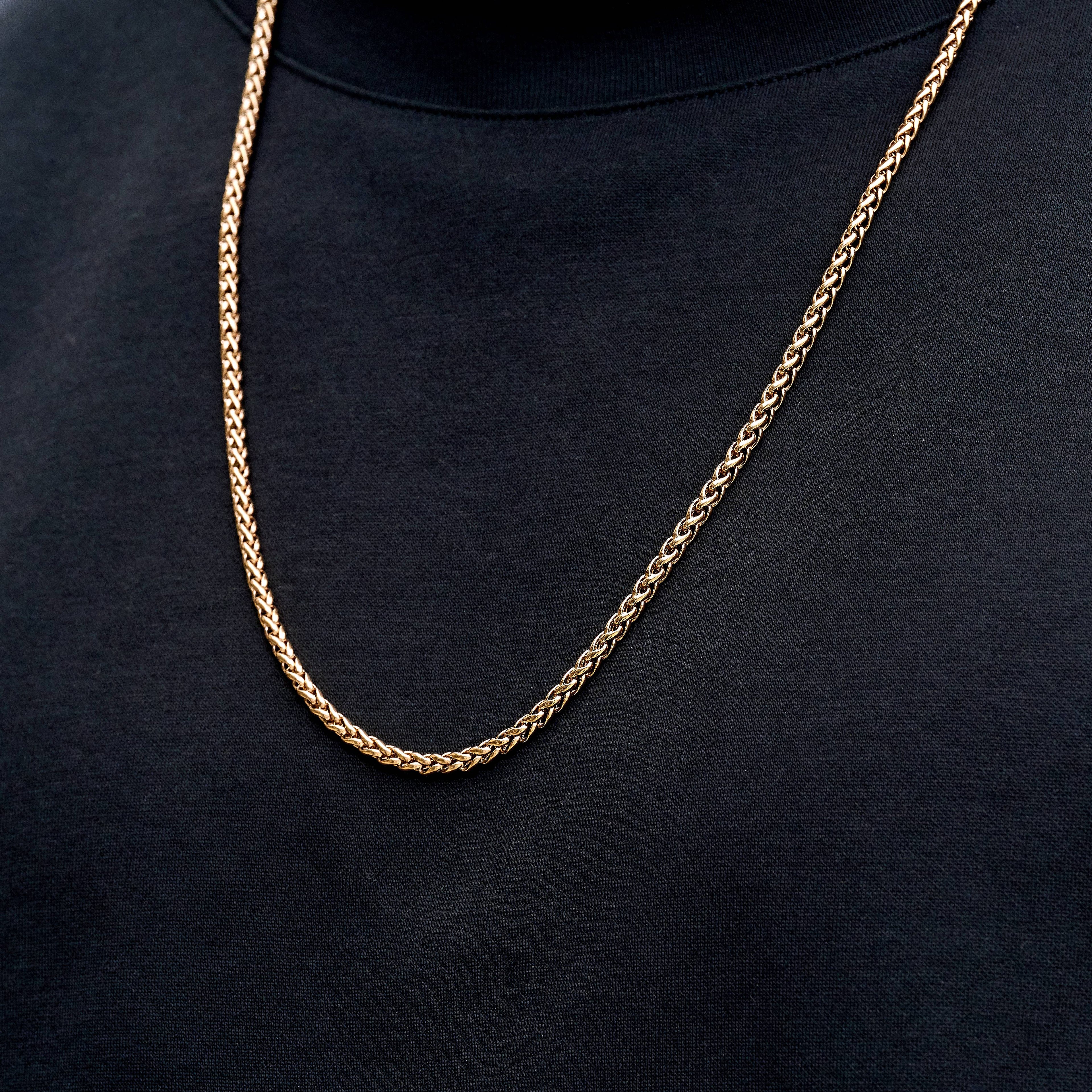 Palm Chain in Rose Gold - 4mm