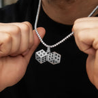 Iced Dice Pendant