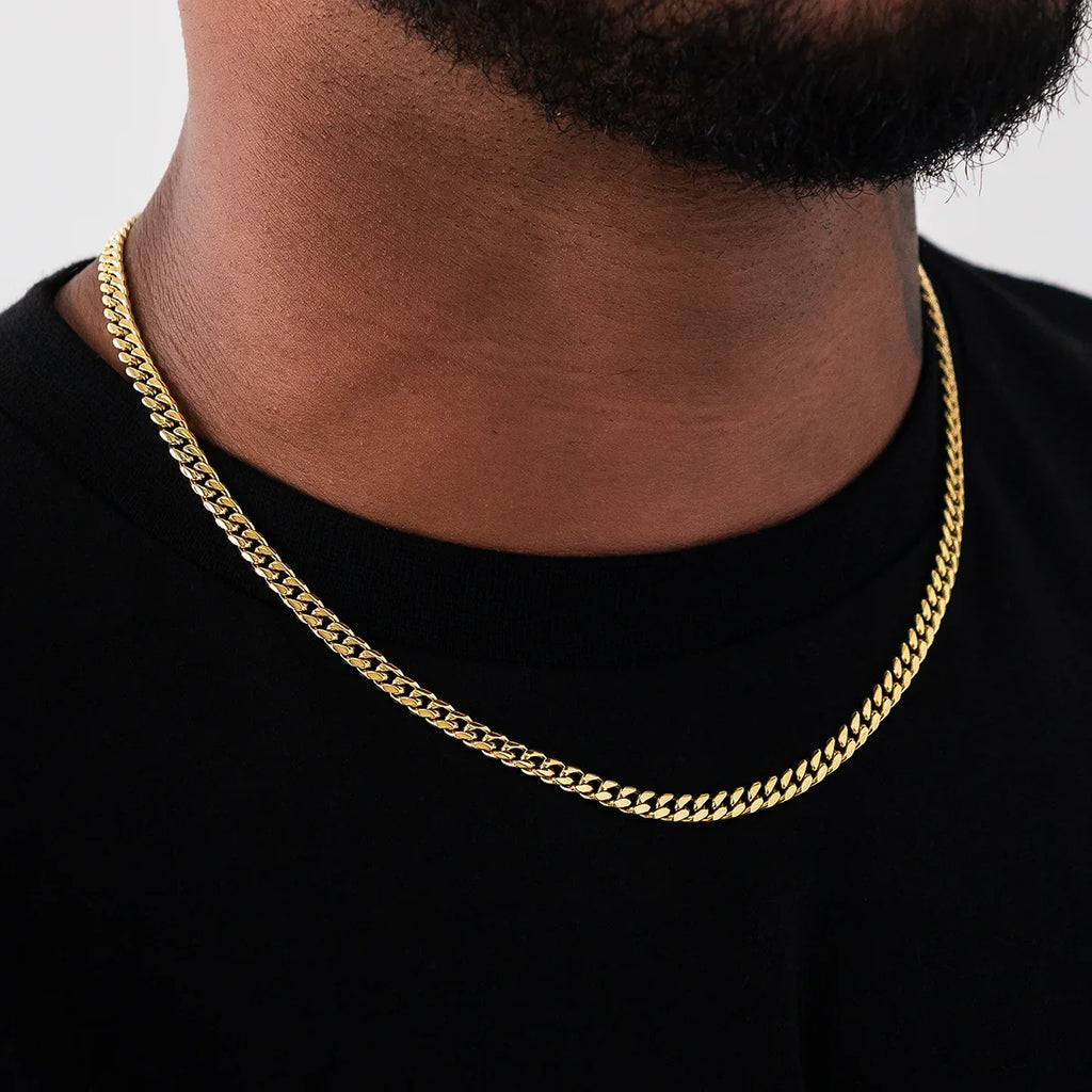Miami Cuban Chain in Yellow Gold - 5mm