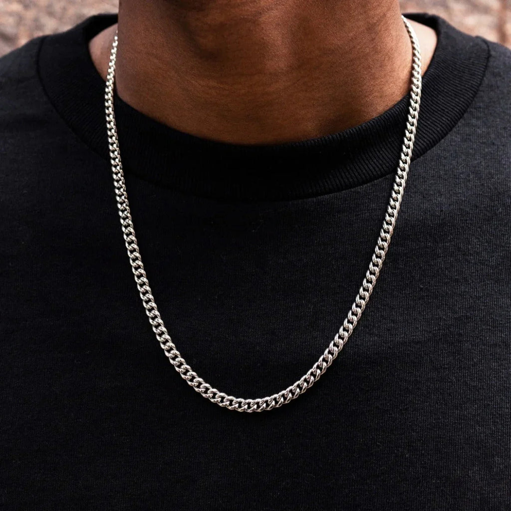 Miami Cuban Chain in White Gold - 5mm