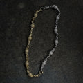 GLD X Bloody Osiris Dual Finish Ball Chain in White and Yellow Gold