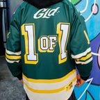 GLD Green and Yellow Hockey Jersey