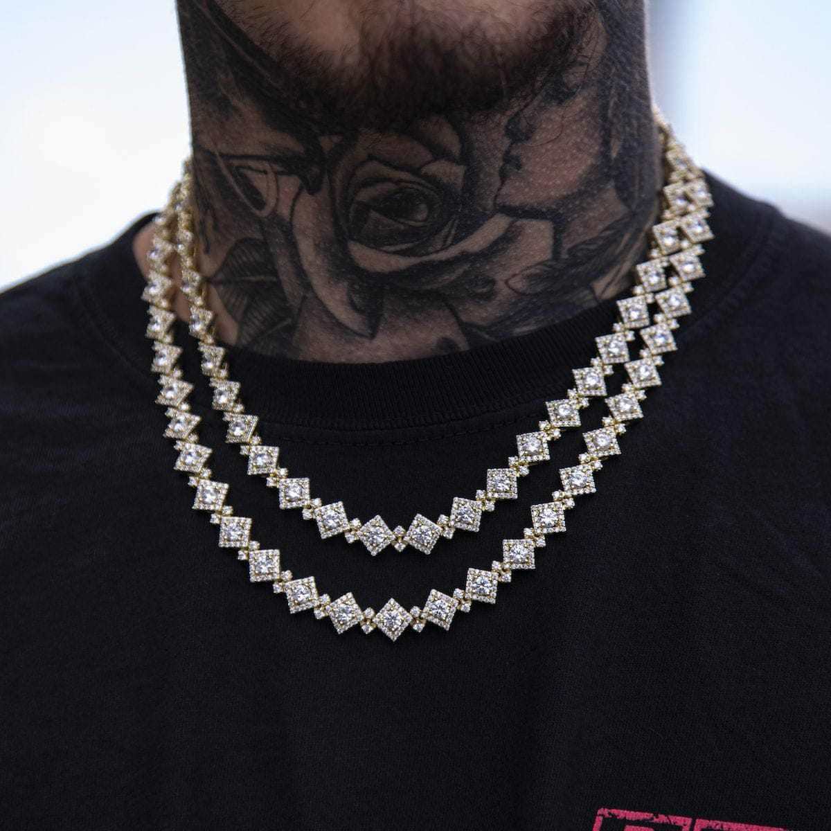 Cloister Link Chain in Yellow Gold - 10mm