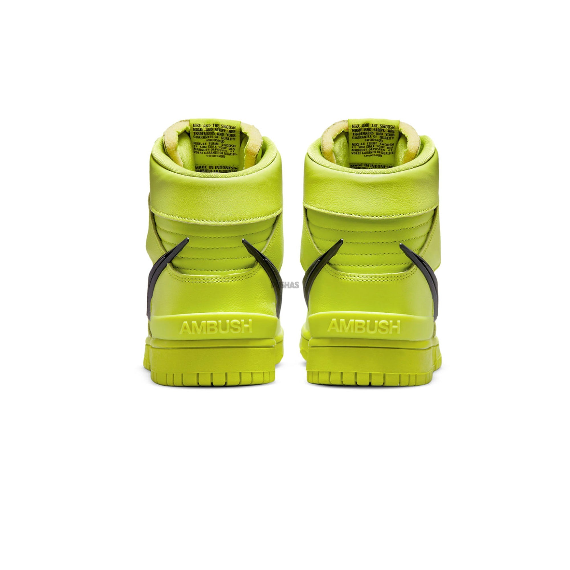 Dunk High AMBUSH 'Flash Lime' (2021)