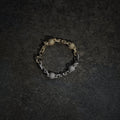 GLD X Bloody Osiris Dual Finish Ball Chain Bracelet in White and Yellow Gold