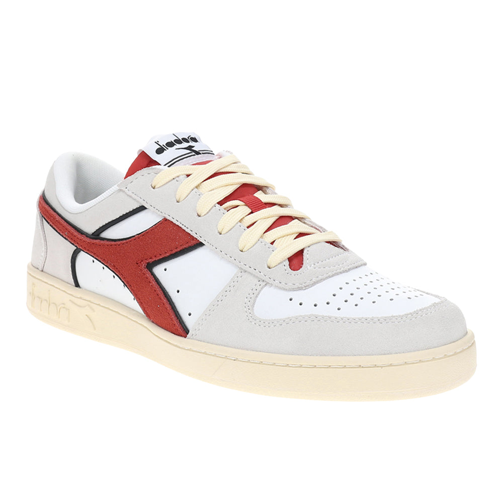 Magic Basket Low Suede Leather Lace Up Sneakers
