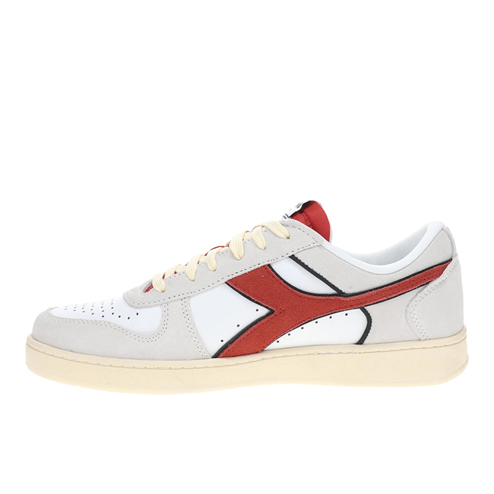 Magic Basket Low Suede Leather Lace Up Sneakers