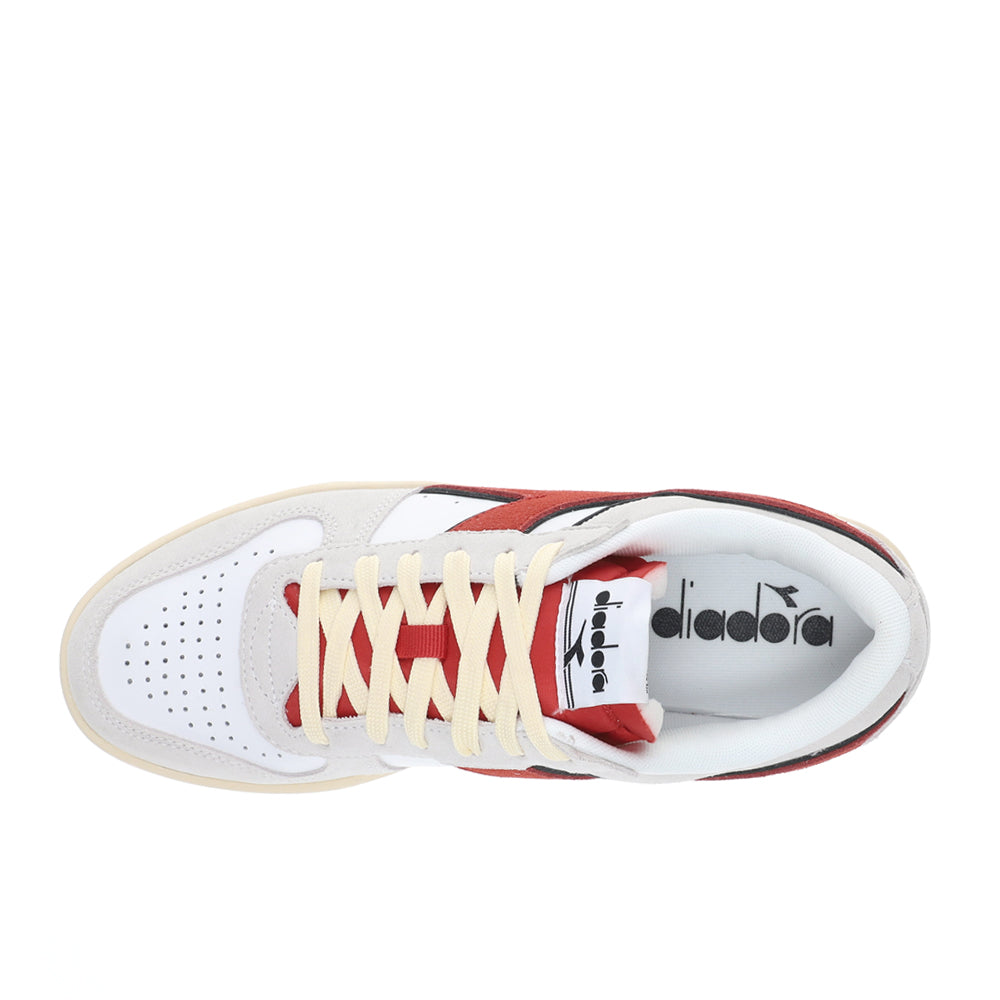 Magic Basket Low Suede Leather Lace Up Sneakers